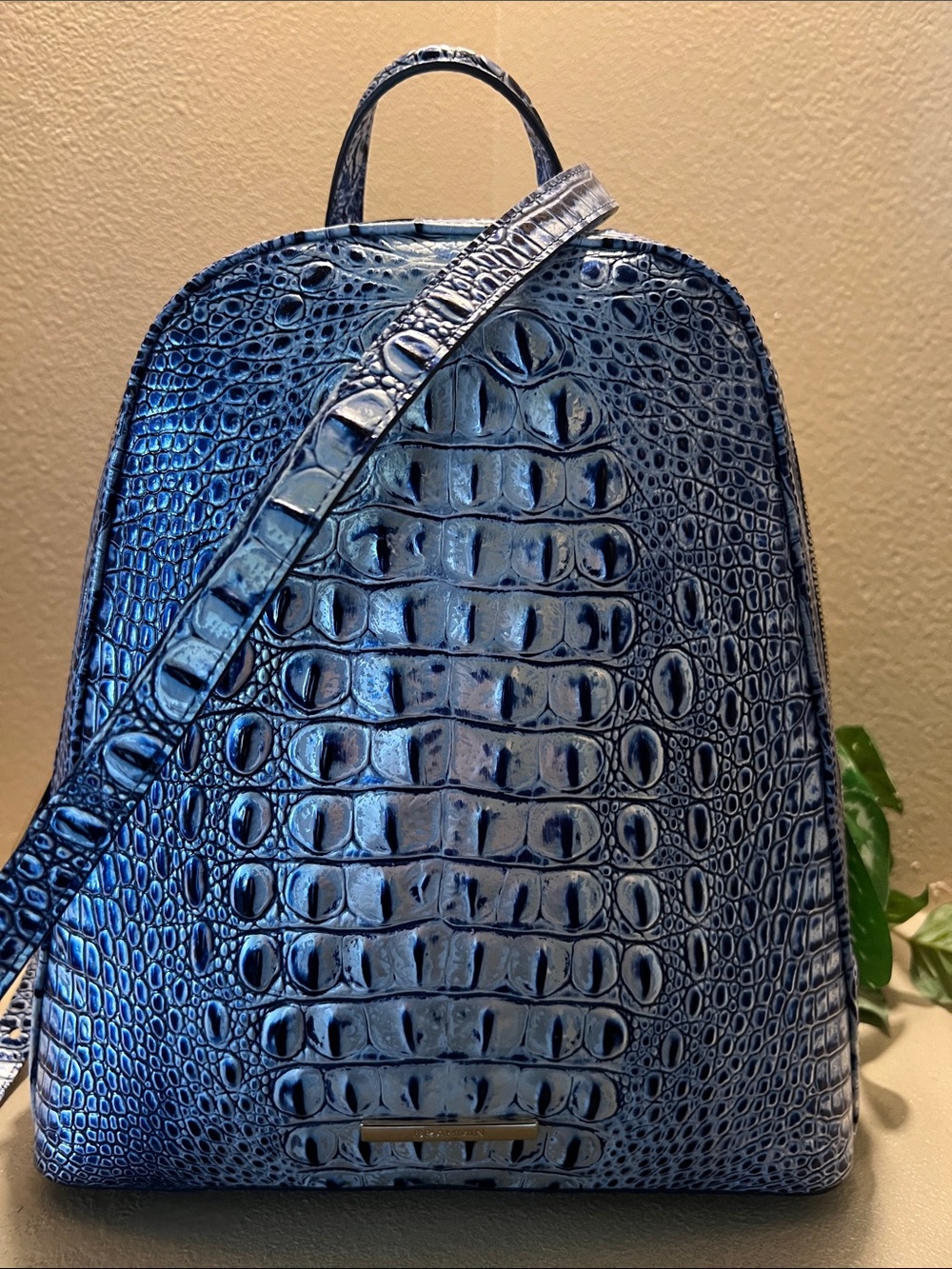 Brahmin Nola Coastal Blue Melbourne backpack